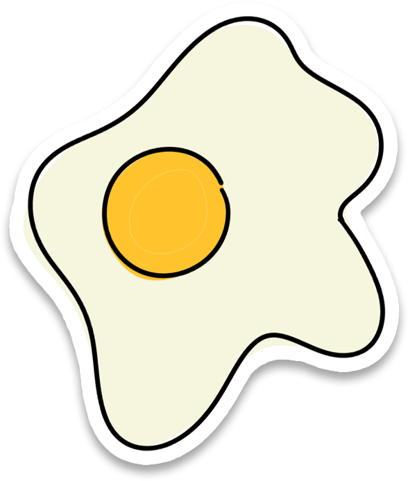 A fried egg